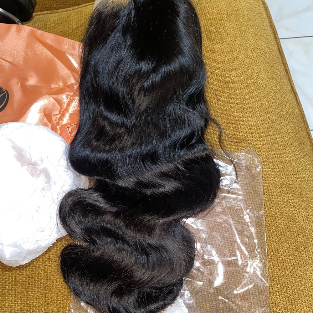 Human hair lace wig